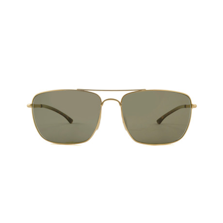 Smith // Men's Nomad Chromapop Polarchromic Polarized Sunglasses // Matte Gold + Green