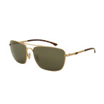 Smith // Men's Nomad Chromapop Polarchromic Polarized Sunglasses // Matte Gold + Green