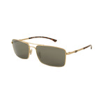 Smith // Men's Outlier Chromapop Polarchromic Polarized Sunglasses // Matte Gold + Green