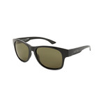Smith // Men's Chromapop Polarchromic Square Polarized Sunglasses // Black + Green