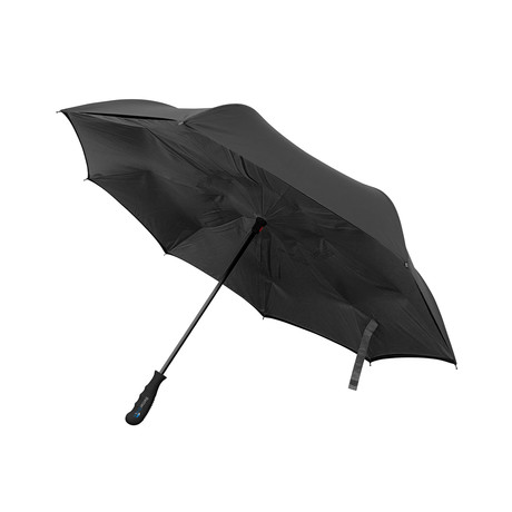 Reverse Opening Wind Proof Umbrella // 34" Wide (Black)