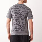 Camo Sleeve T-Shirt // Charcoal (S)