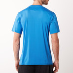 Four Way Stretch Short Sleeve T-Shirt // Blue (XS)