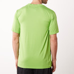 Four Way Stretch Short Sleeve T-Shirt // Green (XS)