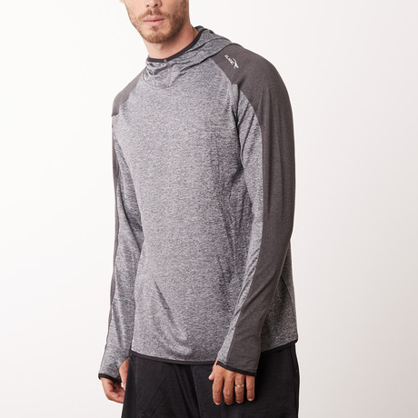 Lightweigt Two-Toned Hoodie // Gray (XS)