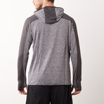 Lightweigt Two-Toned Hoodie // Gray (L)