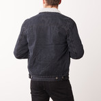 Sherpa Denim Jacket // Vintage Black (M)