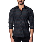 Long Sleeve Shirt // Multi Check (M)