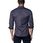 Long Sleeve Shirt // Red + Blue Multi Check (S)