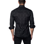 Long Sleeve Shirt // Black Check (XL)