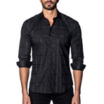 Long Sleeve Shirt // Black Check (M)