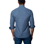 Woven Button-Up // Blue (S)