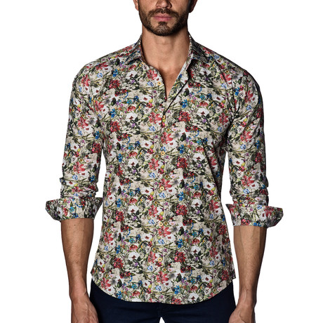 Long Sleeve Shirt // Multi Floral (S)