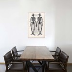 Skeleton Friends // Coco de paris (26"W x 18"H x 0.75"D)