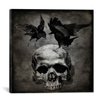 Skull With Crows // Martin Wagner (18"W x 18"H x 0.75"D)