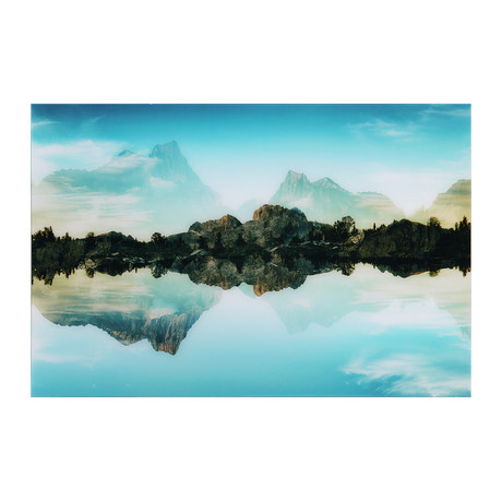 Quiet Waters // Frameless Printed Tempered Art Glass