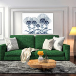 Nodding Pincushions // Frameless Free Floating Tempered Glass Panel