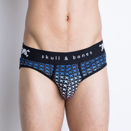 Signature Skull Brief // Black Ombre (S)