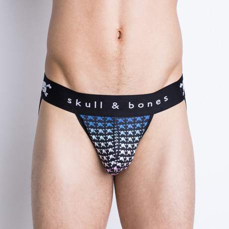 Signature Skull Jockstrap // Black Ombre (S)