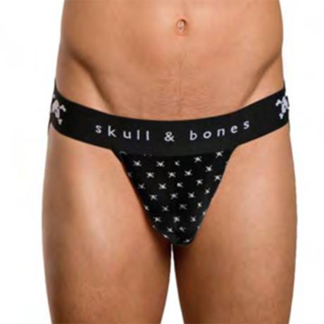 Signature Skull Jockstrap // Black Tiny Skull (S)