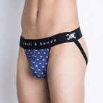 Signature Skull Jockstrap // Navy Tiny Skull (M)