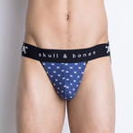 Signature Skull Jockstrap // Navy Tiny Skull (M)