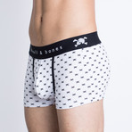 Signature Skull Trunk // White Tiny Skull (S)