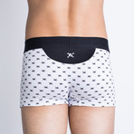 Signature Skull Trunk // White Tiny Skull (S)