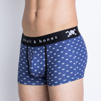 Signature Skull Trunk // Navy Tiny Skull (S)