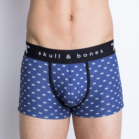 Signature Skull Trunk // Navy Tiny Skull (S)