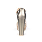 Women's Strappy Open ToHigh Heels // Brown (Euro: 35)