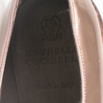 Women's Leather Loafer Shoes // Brown (Euro: 37)