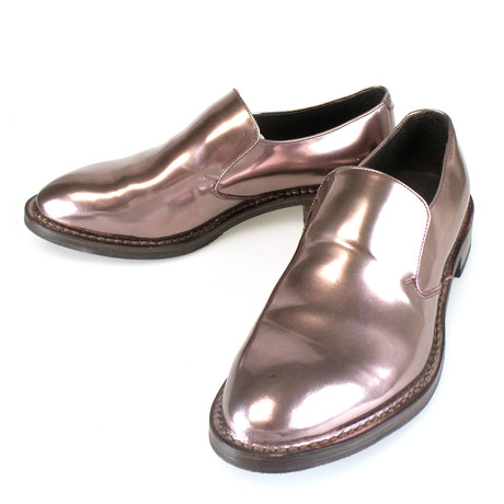 Women's Leather Loafer Shoes // Brown (Euro: 35)