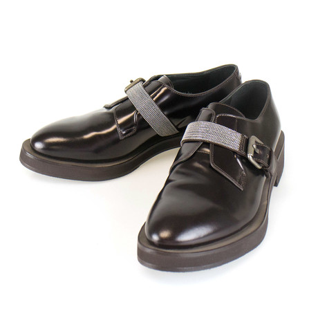 Women's Leather Loafers // Brown (Euro: 35)