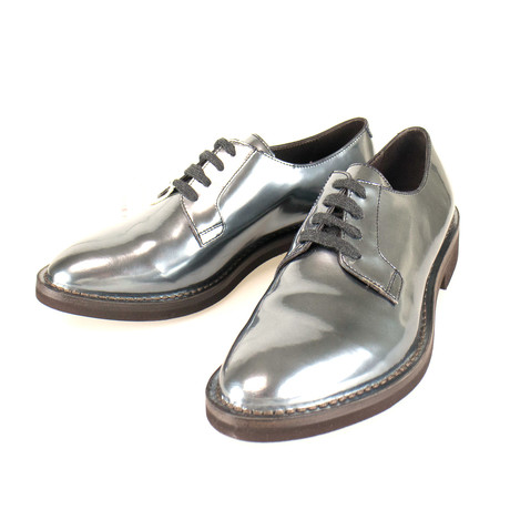 Women's Patent Leather Oxfords // Gray (Euro: 35)