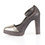 Women's Leather Pumps Heels // Brown (Euro: 35)