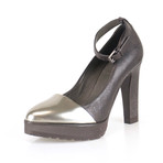 Women's Leather Pumps Heels // Brown (Euro: 35)