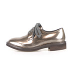 Women's Patent Leather Oxfords // Brown (Euro: 36.5)