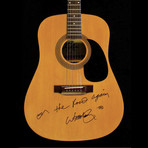 Willie Nelson // Signed Acoustic (Unframed)