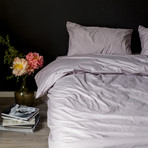 Cotton Percale Bedding Set (Lavender)