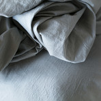 Organic Washed Cotton Bedding Set (Olive Grey)