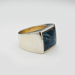 Mens Ring //  White + Blue + Grey (12)