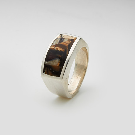 Mens Ring // Natural + Dark (11)