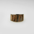 Mens Ring // Natural + Brown + Black + White (11)