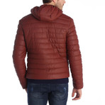 Berkley Leather Jacket // Bordeaux (2XL)