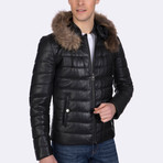 Ness Leather Jacket // Black (M)