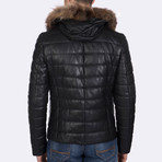 Ness Leather Jacket // Black (XL)