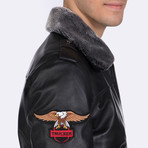 Cullen Leather Jacket // Black (M)