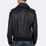 Cullen Leather Jacket // Black (2XL)
