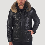 Sansome Leather Jacket // Black (XS)